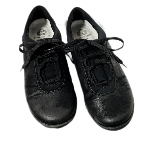 Clark's Cloudsteppers Black Wetlook - Picture 3 of 5